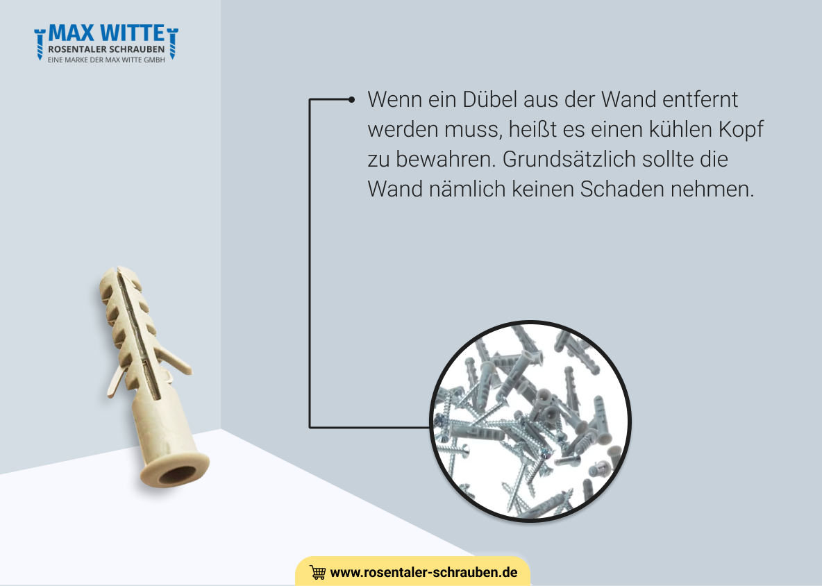 Dübel entfernen