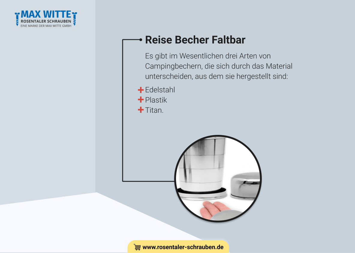 Reise Becher Faltbar