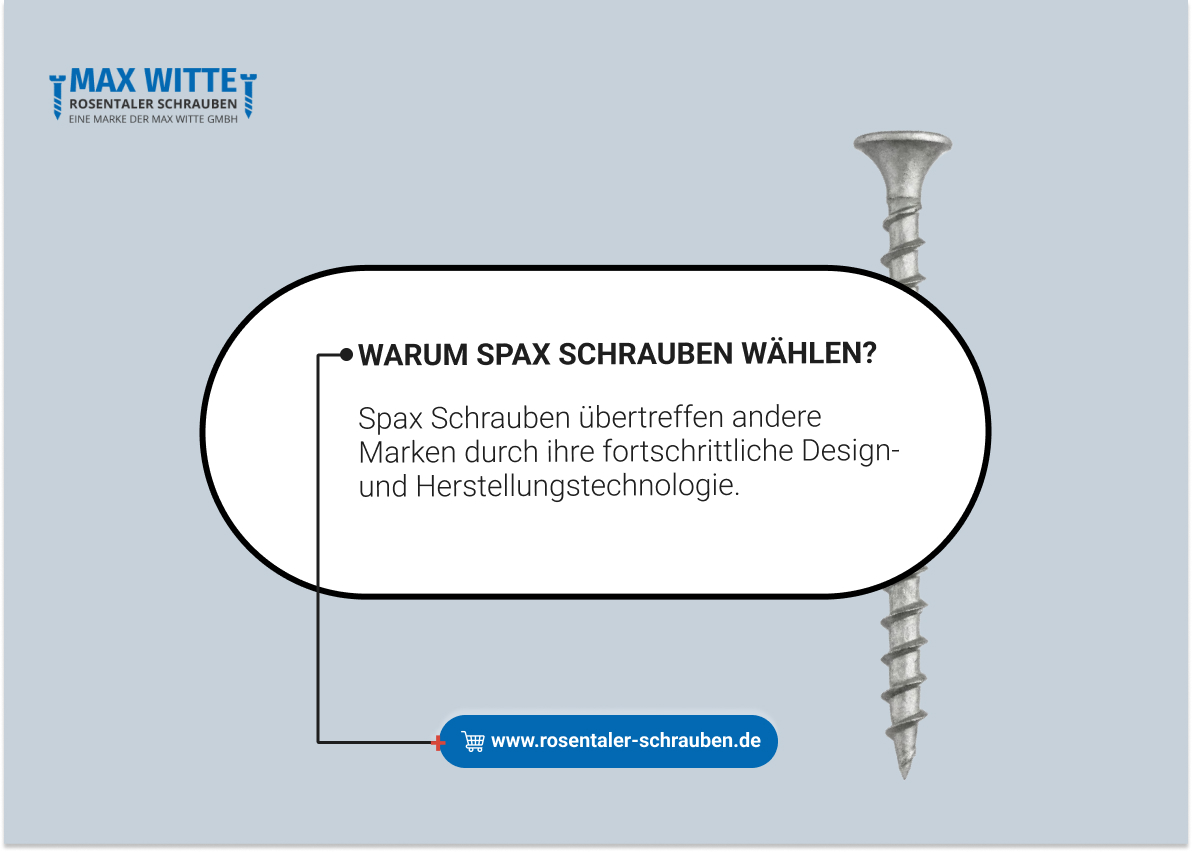 Warum Spax Schrauben wählen?