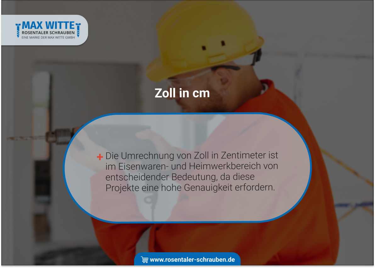 Zoll in cm