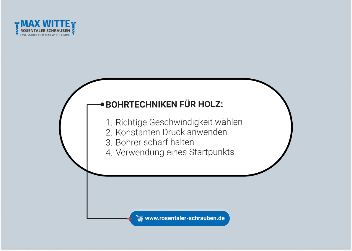 Bohrtechniken Für Holz: