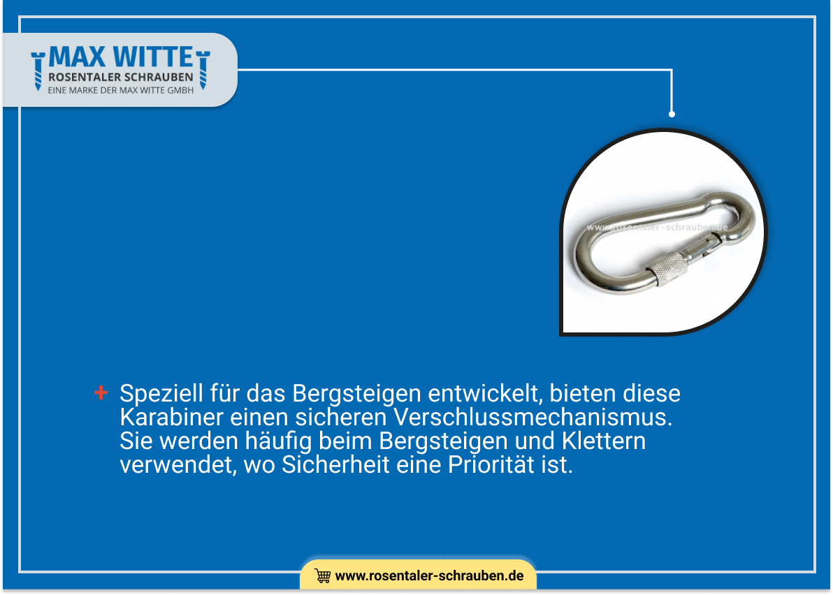 Bergsteiger-Karabiner