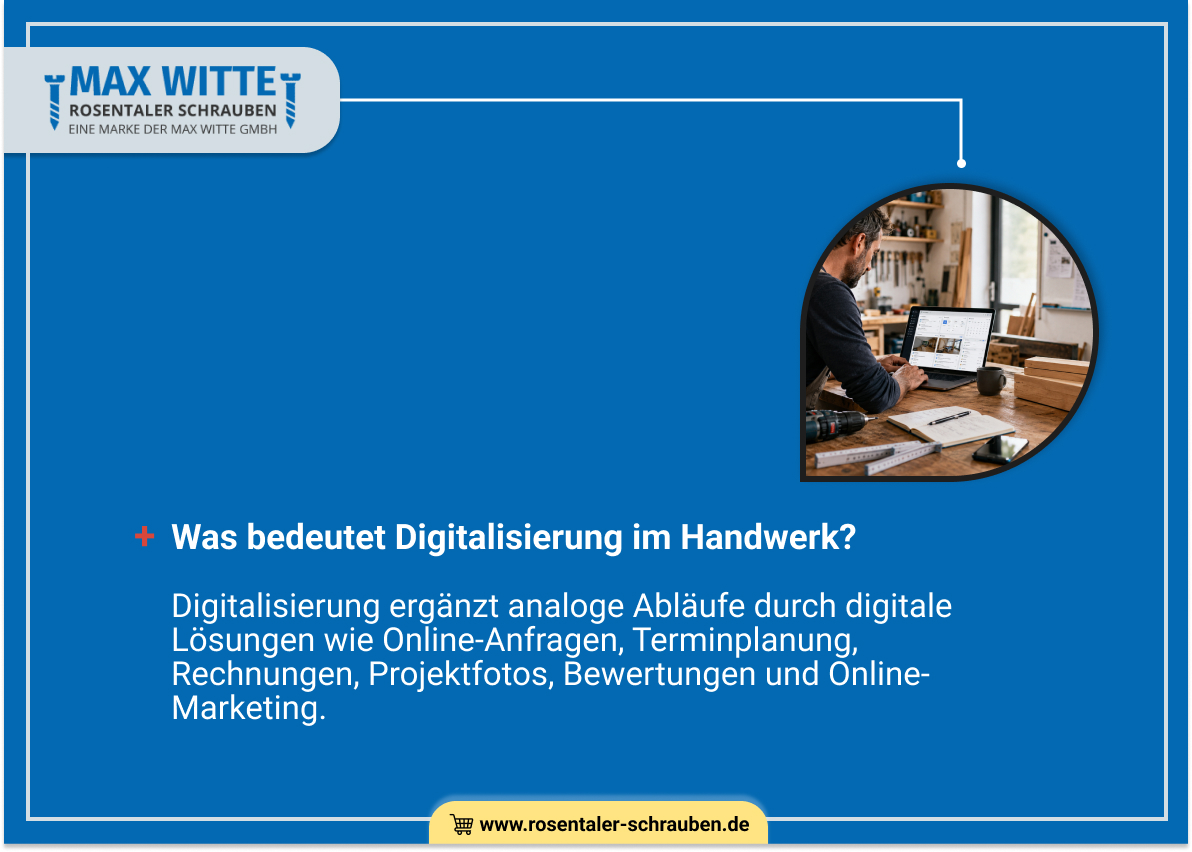 Was bedeutet Digitalisierung im Handwerk?