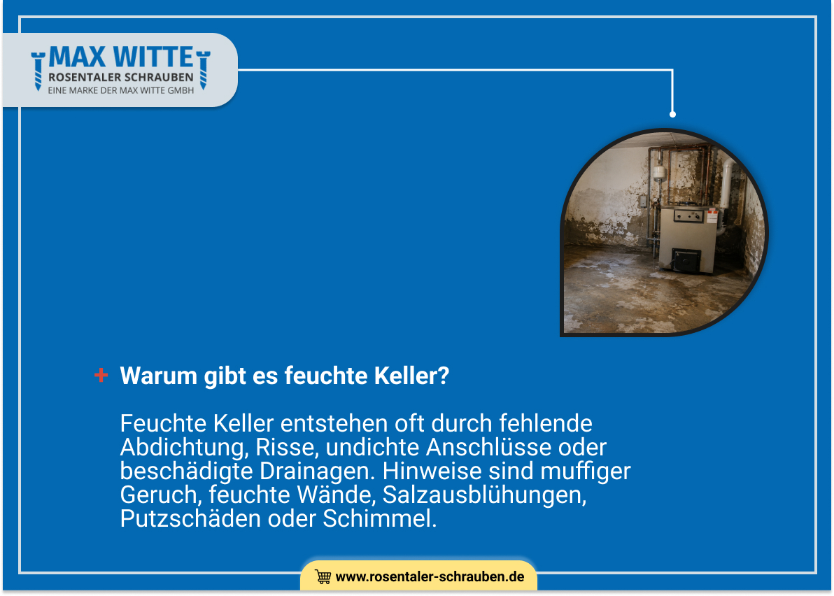 Warum gibt es feuchte Keller?