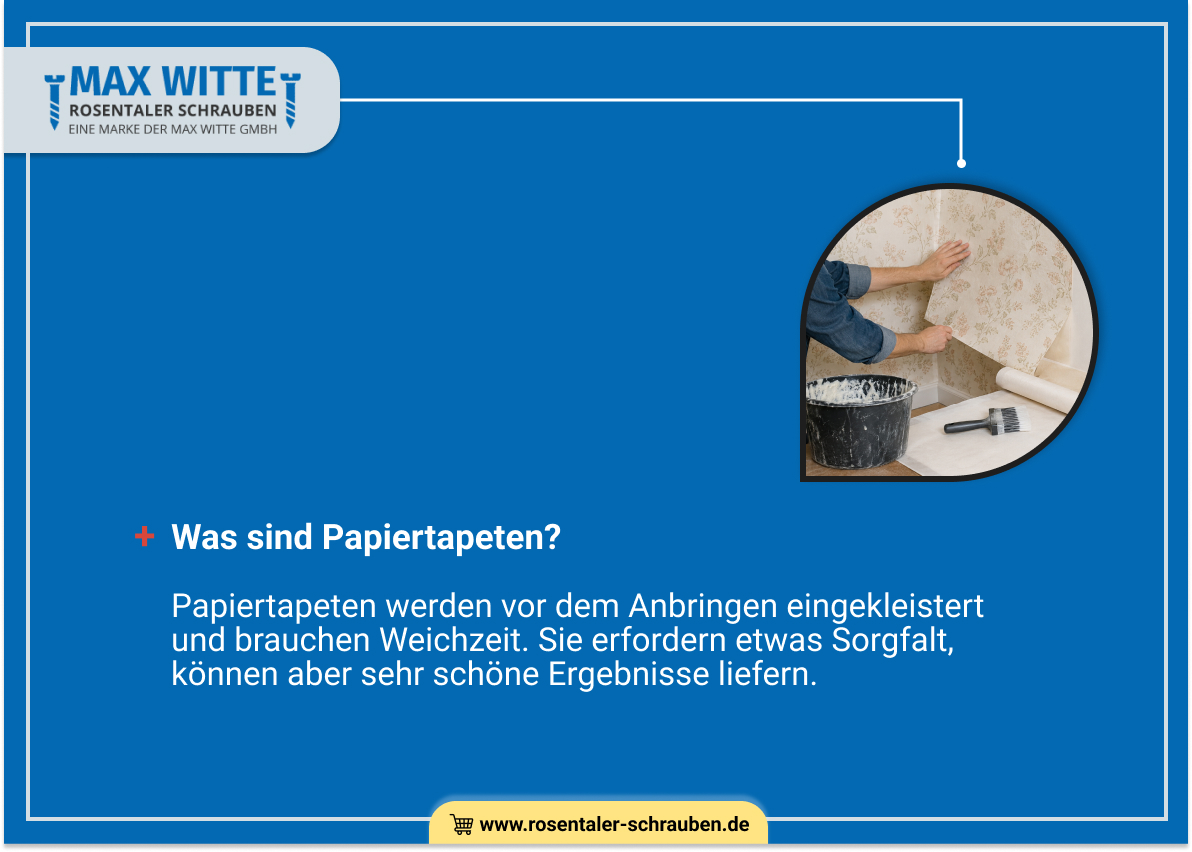 Was sind Papiertapeten?