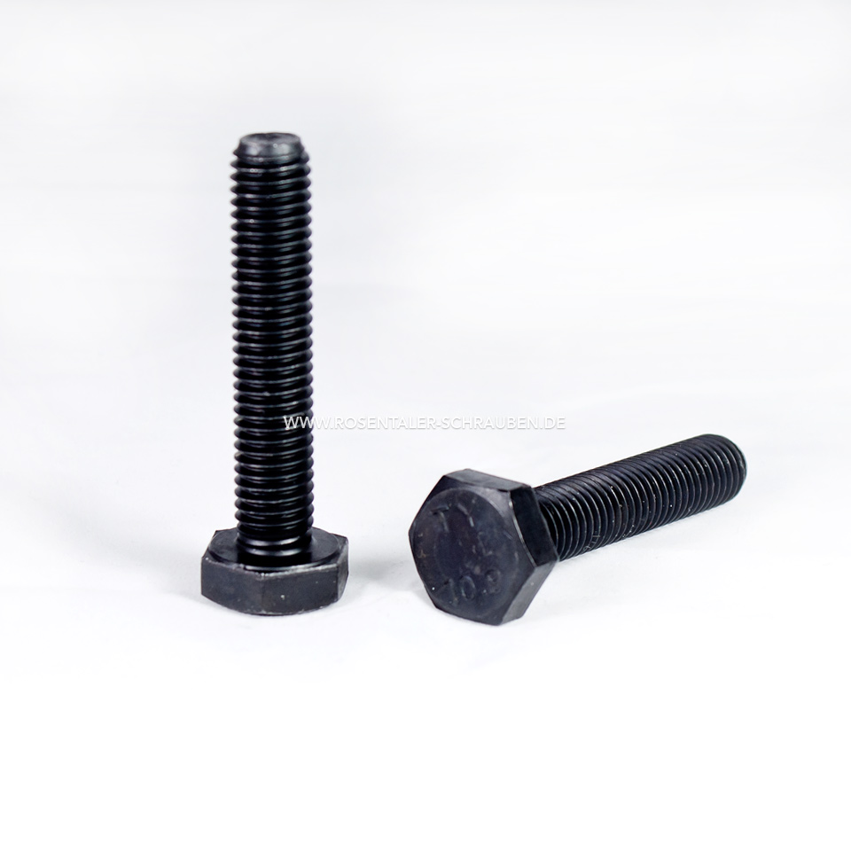 Sechskantschraube Vollgewinde DIN 933 stahl 8.8 M18 x 80 Sechskantschraube Vollgewinde DIN 933 stahl 8.8 M18 x 80