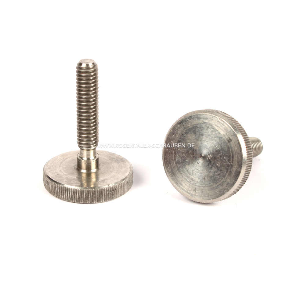 Rändelschraube ohne Bund DIN 653 A2 Edelstahl Rostfrei M2,5 x 5 Rändelschraube ohne Bund DIN 653 A2 Edelstahl Rostfrei M2,5 x 5