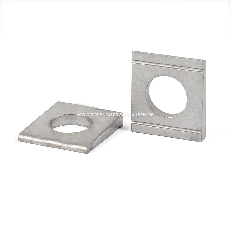 Scheibe für U-Träger DIN 434 A2 Edelstahl 22mm Scheibe für U-Träger DIN 434 A2 Edelstahl 22mm