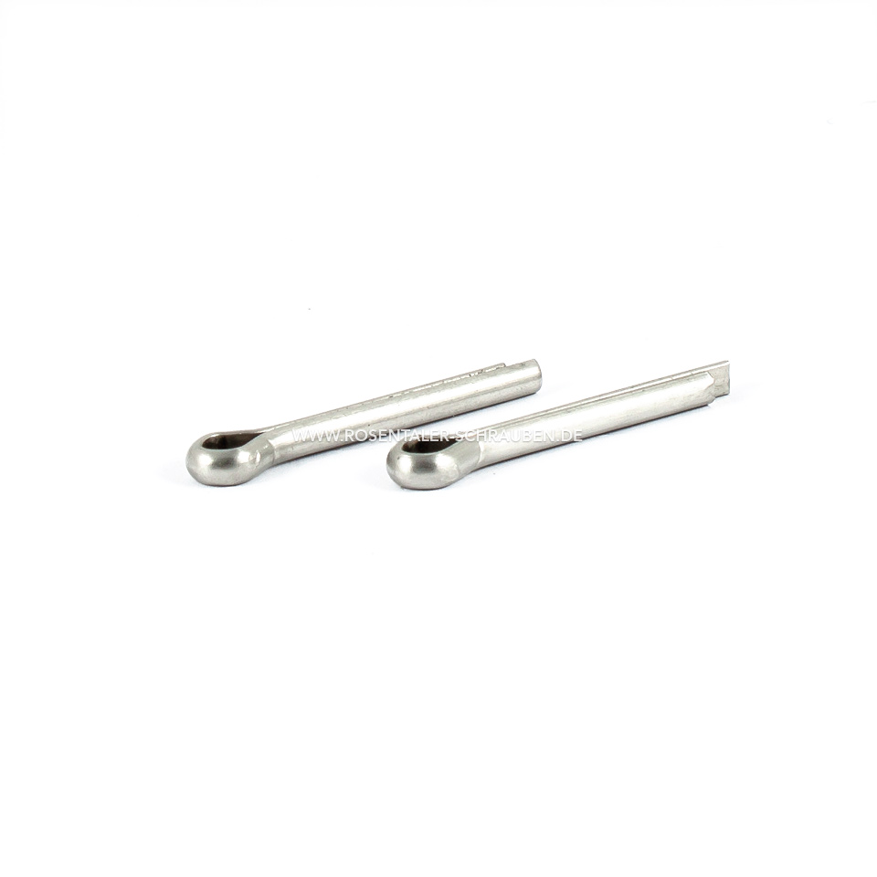 Splinte DIN 94 A2 Edelstahl 6,3 x 80 Splinte DIN 94 A2 Edelstahl 6,3 x 80