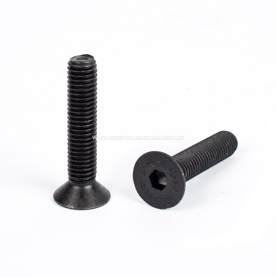 Senkkopf mit Innensechskant DIN 7991 10.9 stahl blank M14 x 40 Senkkopf mit Innensechskant DIN 7991 10.9 stahl blank M14 x 40