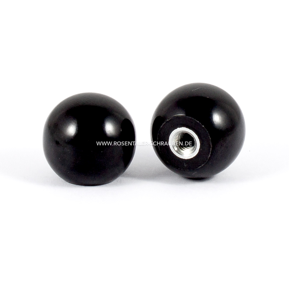 Kugelknöpfe glatt DIN 319, 25mm Durchm. M8 Buchse stahl verzinkt Kugelknöpfe glatt DIN 319, 25mm Durchm. M8 Buchse stahl verzinkt