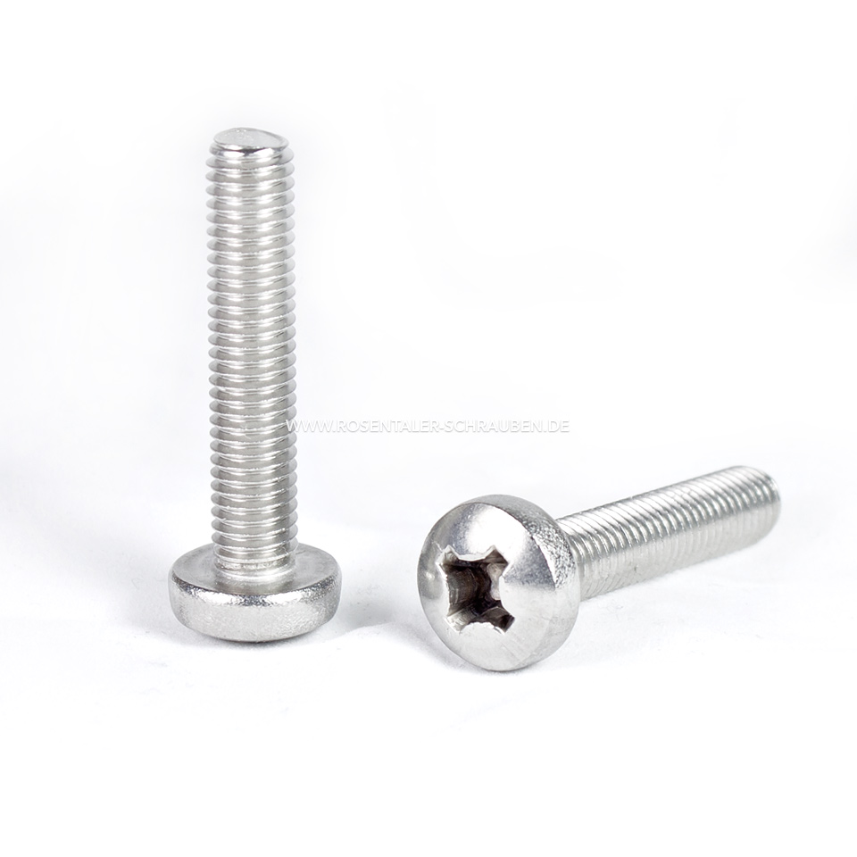 Linsenkopfschraube mit Kreuzschlitz A2 Edelstahl Rostfrei M1,6 x 3 Linsenkopfschraube mit Kreuzschlitz A2 Edelstahl Rostfrei M1,6 x 3