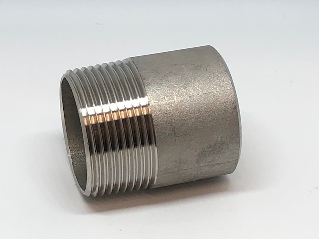 Anschweißnippel A4 Edelstahl rostfrei Säurebeständig 1/8" Zoll Anschweißnippel A4 Edelstahl rostfrei Säurebeständig 1/8" Zoll