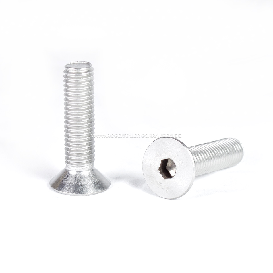 Senkkopf mit Innensechskant DIN 7991 A2 Edelstahl Rostfrei M6 x 20 Senkkopf mit Innensechskant DIN 7991 A2 Edelstahl Rostfrei M6 x 20