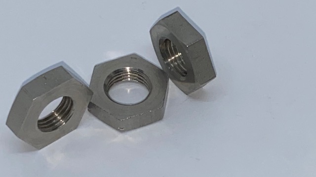 Rohrmuttern mit Zollgewinde DIN 431 A4 Edelstahl Rostfrei säurebeständig G1/4"
