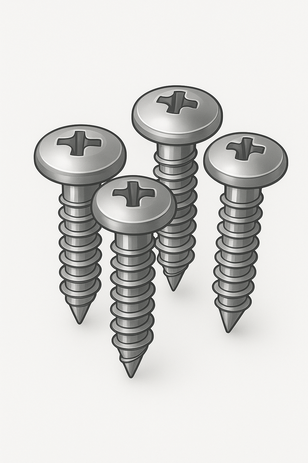 Blechtreibschraube DIN 7981 stahl verzinkt  2,2 x 13