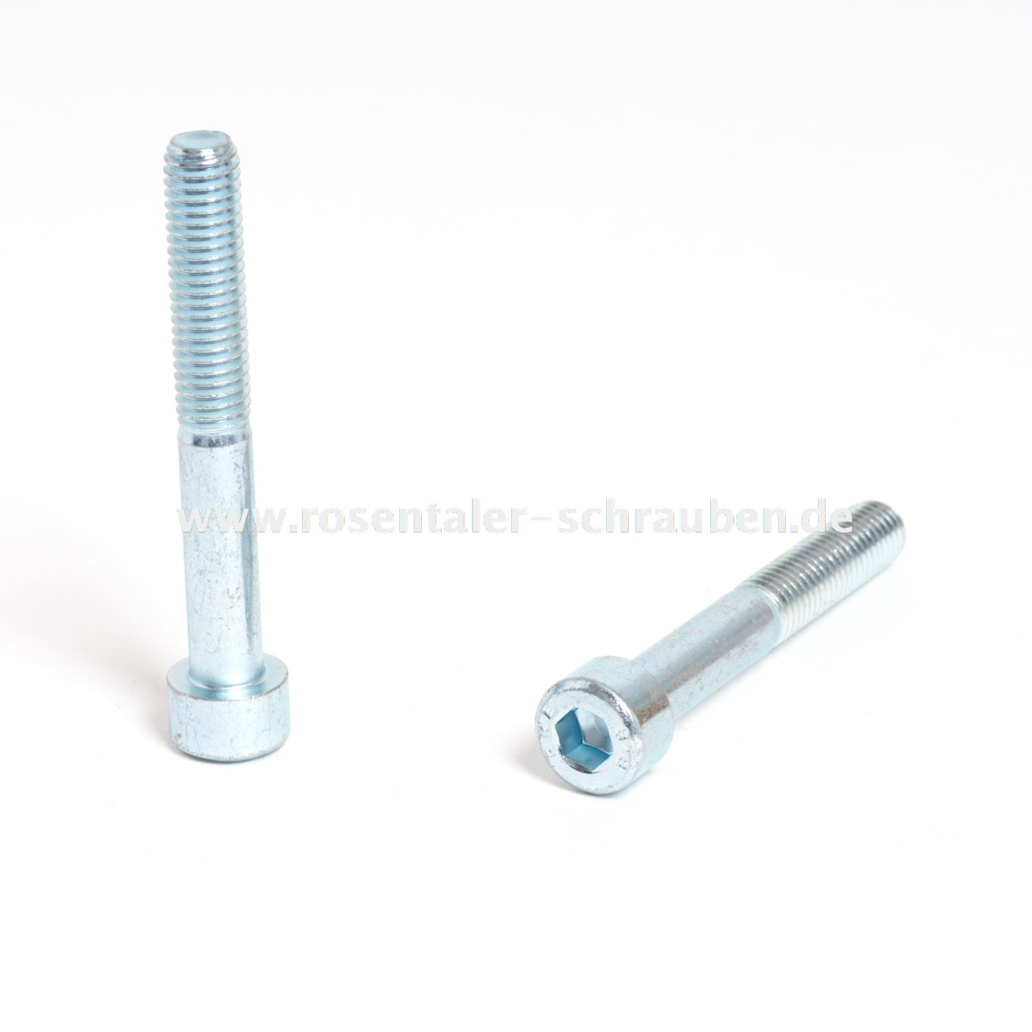 Zylinderkopf Innensechskant 8.8 zink weiß DIN 912 M8 x 80 Zylinderkopf Innensechskant 8.8 zink weiß DIN 912 M8 x 80